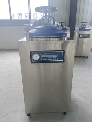 Autoclave de vapor vertical de acero inoxidable duradero de 35L con apertura rápida