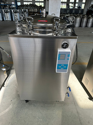 75L Vertical Autoclave Machine Sensitive Liquids Biotechnology Laboratory Steam Sterilizer