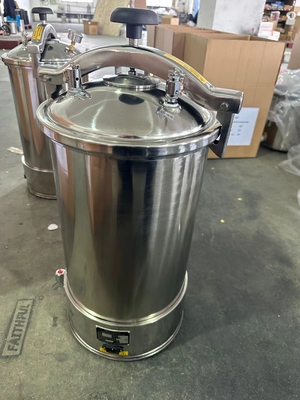 LED Display Portable Autoclave Machine Stainless Steel Portable Steam Sterilizer