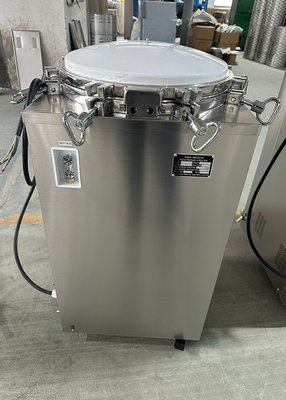 150L LED Display Laboratory Use Bolt Door Structure Vertical Autoclave