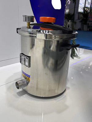 LPG Heated Portable Dental Autoclave Manual Control For Medical Equipment