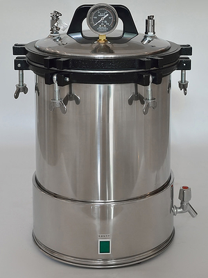 Manually Control Portable Autoclave Machine Electric Heating Type Portable Dental Sterilizer