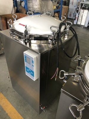 50L Hospital Use Surgical Instruments High Temperature Vertical Autoclave