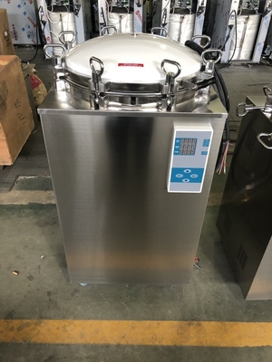 50L Hospital Use Surgical Instruments High Temperature Vertical Autoclave