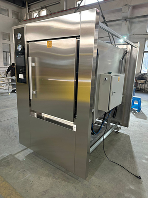 1200L Large ScareMedical Instruments Rectangular Chamber Horizontal Autoclave 