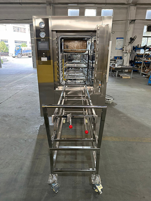 800L Microbiology Culture Square Chamber Horizontal Steam Autoclave