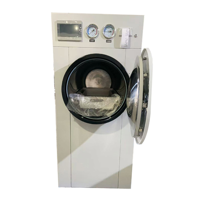 Cylindrical Automatic Steam Sterilizer 300L Hand Wheel Door Stainless Steel 304