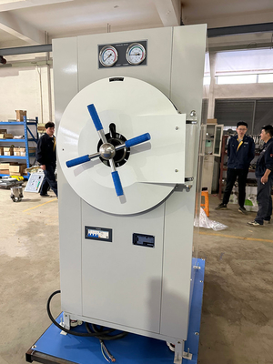 100L Cylindrical Double-Layer Autoclave for Clinic Surgical Tools Pulse Steam Sterilizer