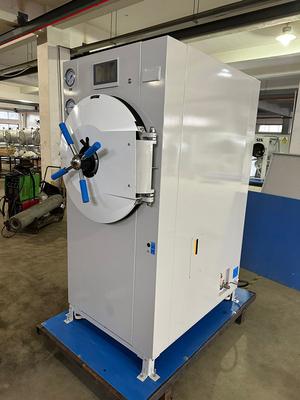 100L Cylindrical Double-Layer Autoclave for Clinic Surgical Tools Pulse Steam Sterilizer