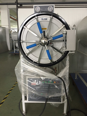 400L Horizontal Autoclave Sterilizer Hand Wheel Pressure Steam Sterilizer