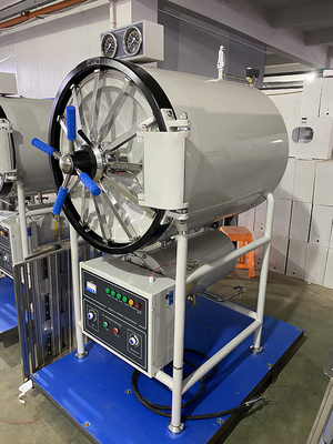 400L Horizontal Autoclave Sterilizer Hand Wheel Pressure Steam Sterilizer