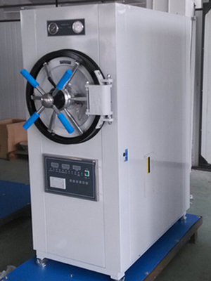 Esterilizador de escape por gravedad de 150L Autoclave de vapor horizontal cilíndrico con impresora