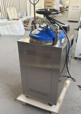 100L Internal Circulation Vertical Steam Sterilizer Autoclave For Culture Media