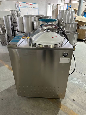 Automated Vertical Autoclave Machine Build In Printers Vertical 100 Litres Pressure Steam Autoclave