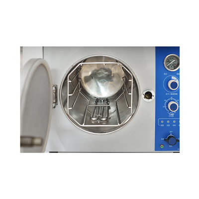 20L Tabletop Autoclave Steam Sterilizer Knob Controlled Manual Control