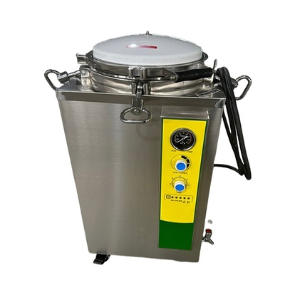 Bolt Door Autoclave Sterilizers Vertical Knob Control Safety Operation