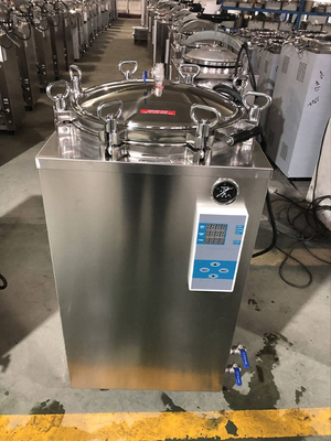 100L Laboratory Steam Sterilizer Vertical Counter Pressure Autoclave