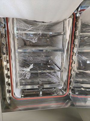 600L Pass-Through Double Door Horizontal Steam Sterilizer with Siemens PLC Control