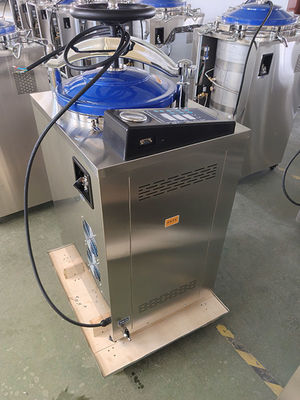 Microcomputer-Controlled Vertical Autoclave Machine with 0.22Mpa Working Pressure and Automatic Protection System