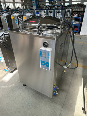 Autoclave Vertical de 150L para Esterilização a Vapor de Cargas Líquidas