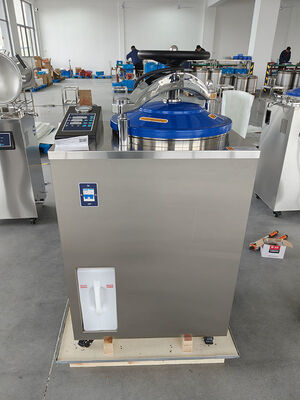 Autoclave sirkulasi internal vertikal khusus untuk pengujian laboratorium dan medis